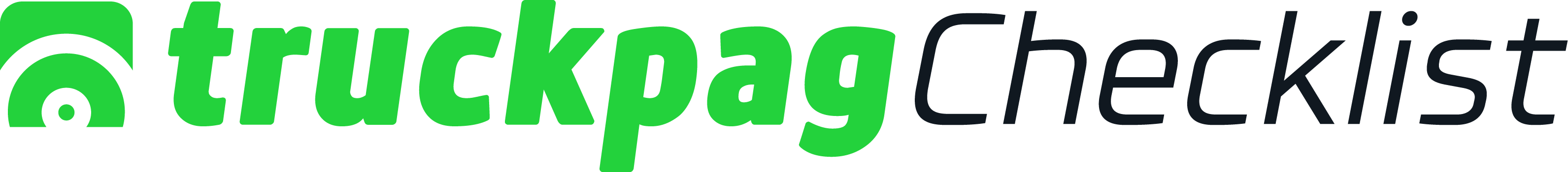 TruckPag Checklist