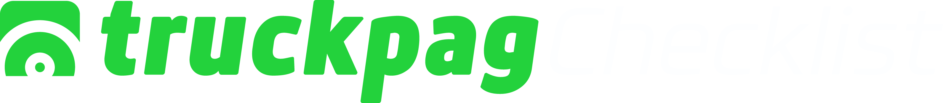 TruckPag Checklist